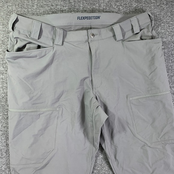 Duluth Flexpedition Pants Men 42x30 Gray Performance Stretch Outdoor Hiking - Picture 3 of 12